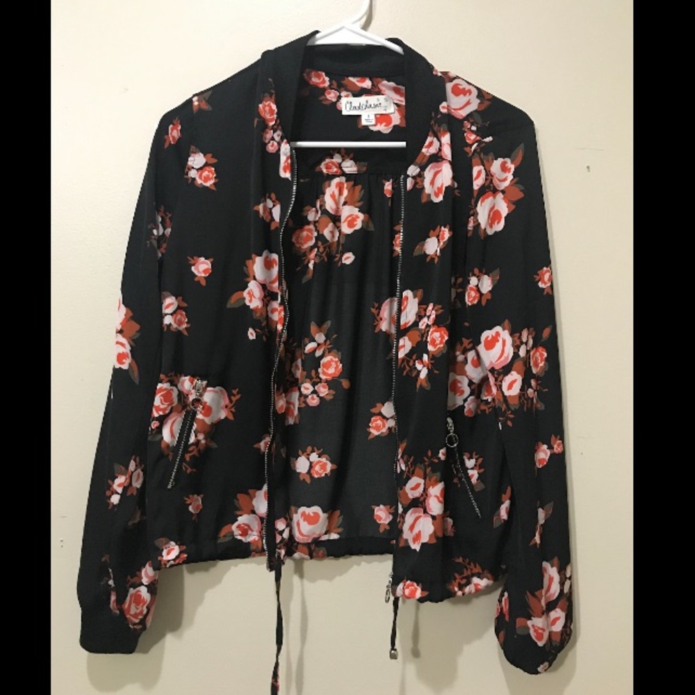 Bomber jacket- floral